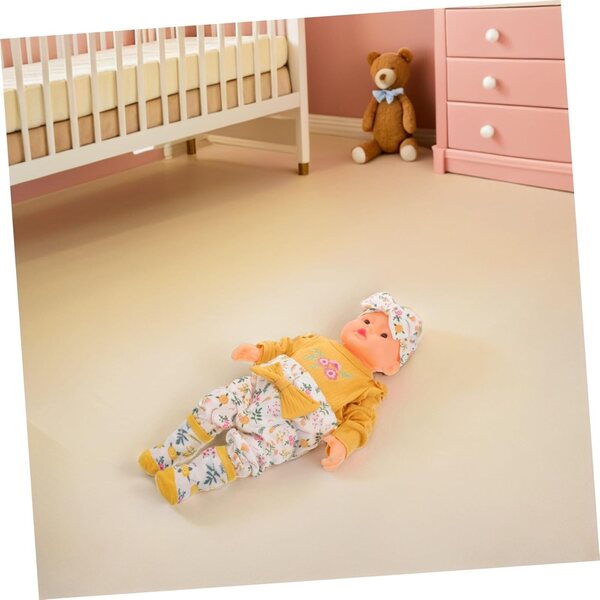 Abbigliamento per Bambole Reborn Unisex: Completo Pantaloni, Maglia, Calze e Fascia in Cotone