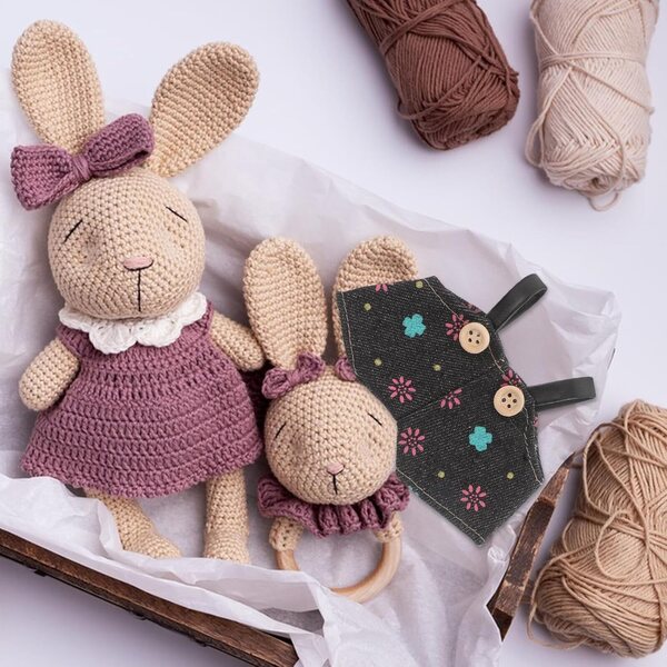 3 Salopettes Rayées in Tessuto per Peluche e Bambole – Outfit Kawaii DIY