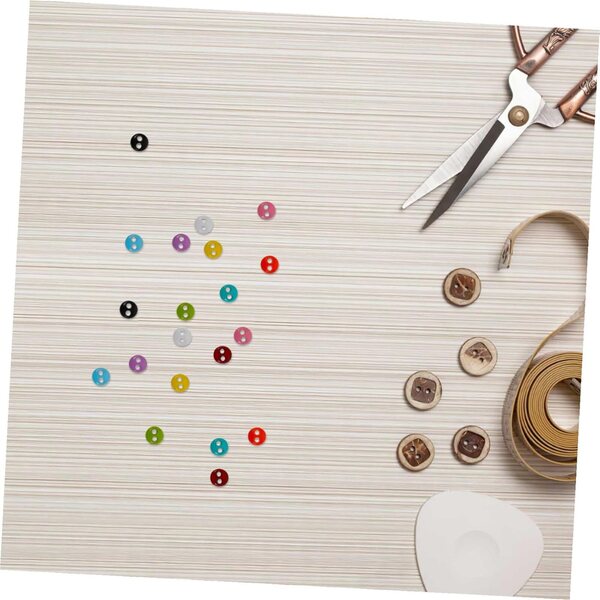 ORFOFE Set 20 Bottoni Miniature Colorati per Vestiti di Bambole Facili da Cucire