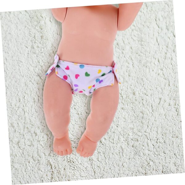 Set 4 Pannolini Lavabili in Tessuto per Bamboles 43 cm - Accessori Creativi e Riutilizzabili
