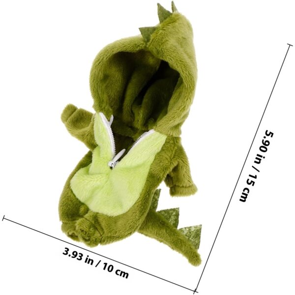 Costume Dinosaure per Bambole - Combinaison Mignonne e Facile da Indossare per Giochi di Ruolo