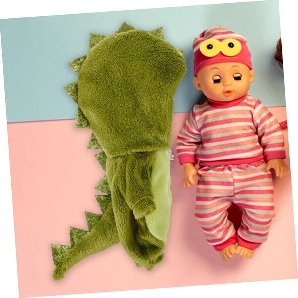 Costume Dinosaure per Bambole - Combinaison Mignonne e Facile da Indossare per Giochi di Ruolo