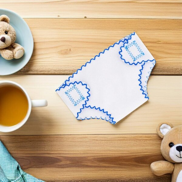 Pannolini Lavabili Riutilizzabili per Bambole 15,5x10 cm - Accessori Lavabili Gioco Bambini