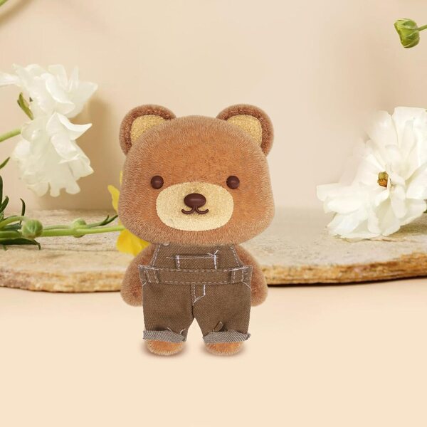 Plüschbären-Overalls für Puppen und Puppen – universelles Kawaii-Outfit