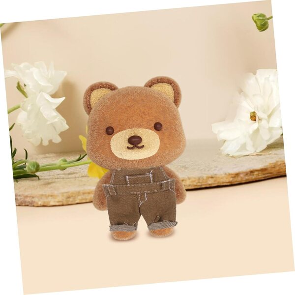 Salopette Kawaii per Peluche, Tenuta Ours 12 cm, Tessuto Morbido e Facile da Pulire