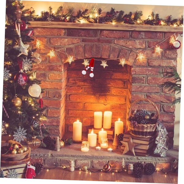 10 Mini Sciarpe in Lana per Bambole Rosse e Verdi - Accessori Festivi Decorativi