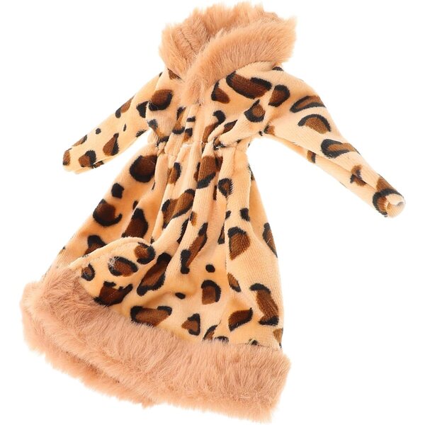 Abito Manto Morbido in Peluche per Bambole 30cm - Accessorio Moda Creativa