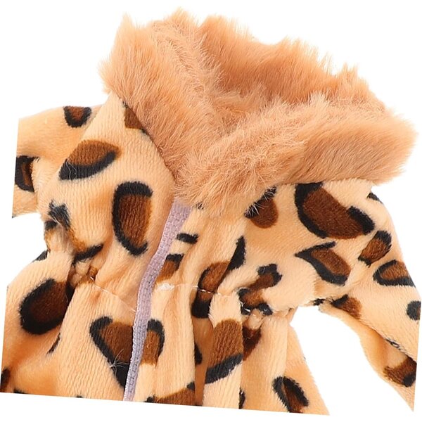 Abito Manto Morbido in Peluche per Bambole 30cm - Accessorio Moda Creativa
