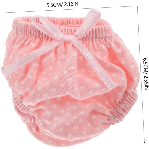 Set aus 2 Puppen-Culottes mit dreieckigem Design aus widerstandsfähigem Stoff