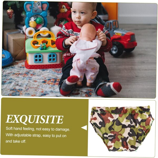 Set 4 Sottovesti Miniature Lavabili per Bambole - Accessori Gioco e Casa Bambini