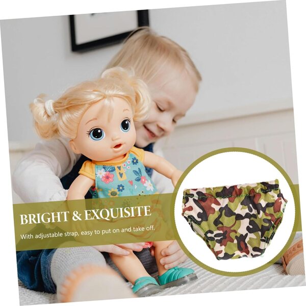Set 4 Sottovesti Miniature Lavabili per Bambole - Accessori Gioco e Casa Bambini