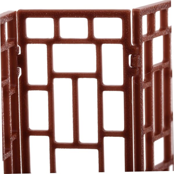 ORFOFE Mini Paravento Tradizionale Cinese in Plastica per Casa delle Bambole 13x8 cm