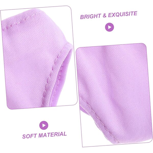 Set 4 Culotte Viola Miniature per Bambole 18 Pollici, Sottovesti Regolabili in Tessuto