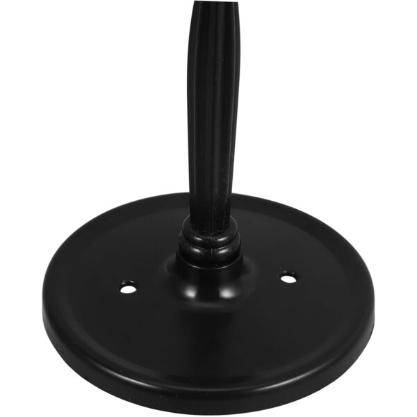 Set mit 6 Schaufensterpuppenständern für Puppenkleidung aus widerstandsfähigem schwarzem ABS, 27,5 cm