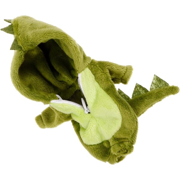 Costume Dinosaure per Bambole Bambina in Tessuto Morbido e Leggero 15x10 cm