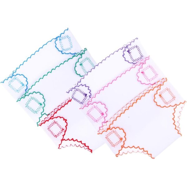 Set 6 Pannolini in Tessuto Multicolori per Bambole 18 Pollici - Accessori Bimba DIY