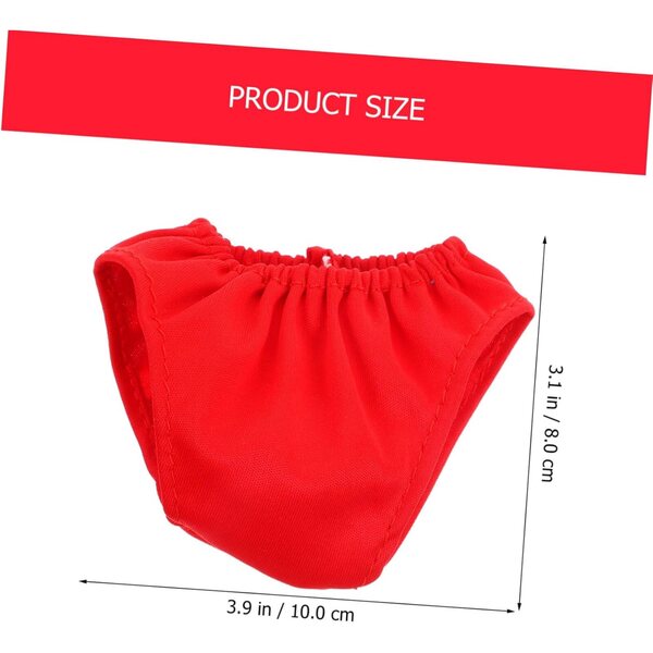 4 Culottes di Bambole Lavables in Tessuto Rifinito per Bambole 45-60 cm