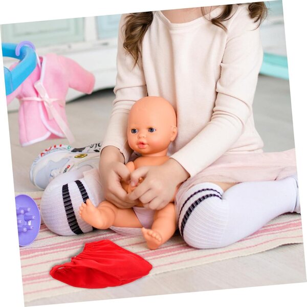 4 Culottes di Bambole Lavables in Tessuto Rifinito per Bambole 45-60 cm