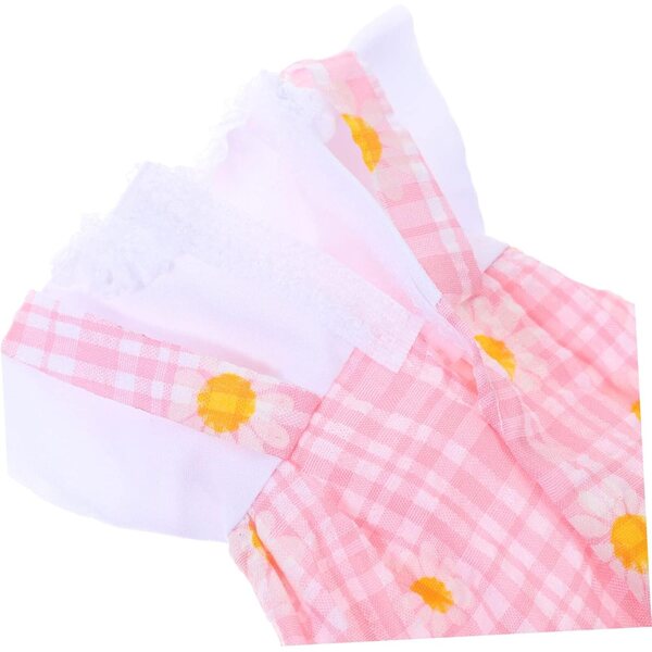 Balacoo Costume di Tessuto Rosa per Bambole 30 cm – Set Abbigliamento Riutilizzabile