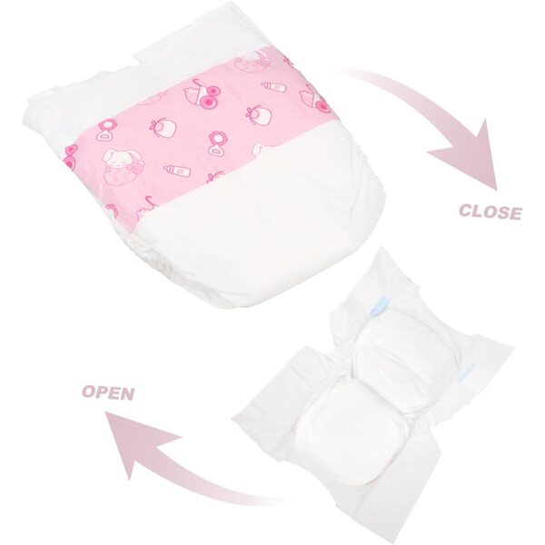 Set 5 Pannolini Morbidi per Bambole 30 cm - Accessori Realistici & Riutilizzabili WEKAMOS