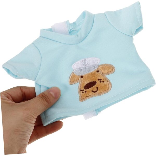 ORFOFE-Kleidung für 18-cm-Puppe aus Baumwolle mit realistischen Overalls und Accessoires