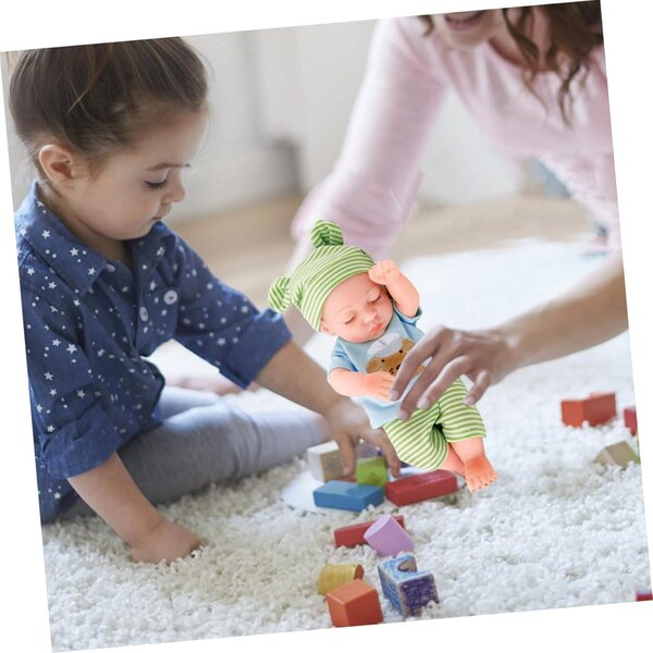 ORFOFE-Kleidung für 18-cm-Puppe aus Baumwolle mit realistischen Overalls und Accessoires