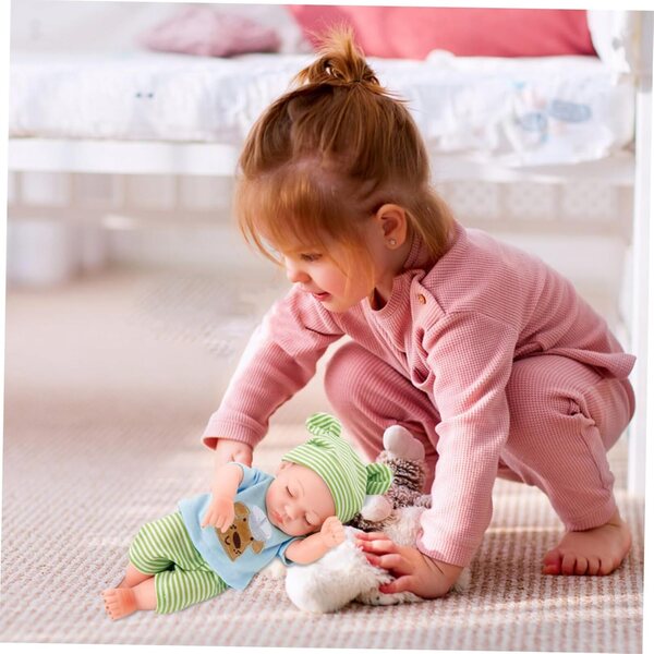 ORFOFE-Kleidung für 18-cm-Puppe aus Baumwolle mit realistischen Overalls und Accessoires