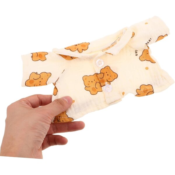 ORFOFE Hosen und Pyjamas für Teddybären aus weichem Stoff – niedliche Accessoires für Puppen
