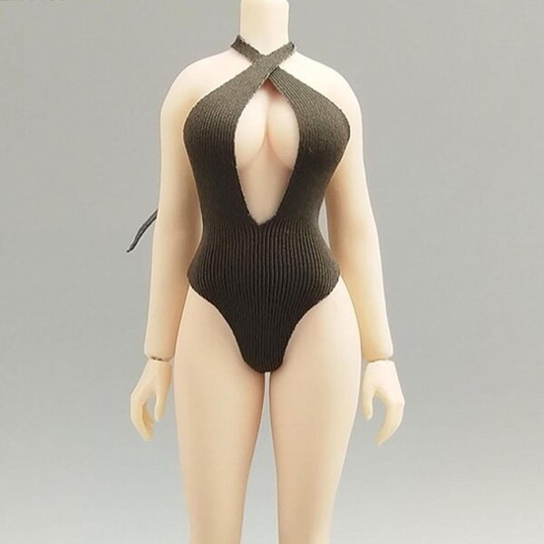 Mini Maillot de Bain Verde per Figurine 1/12 - Abbigliamento Femminile 6 Pollici