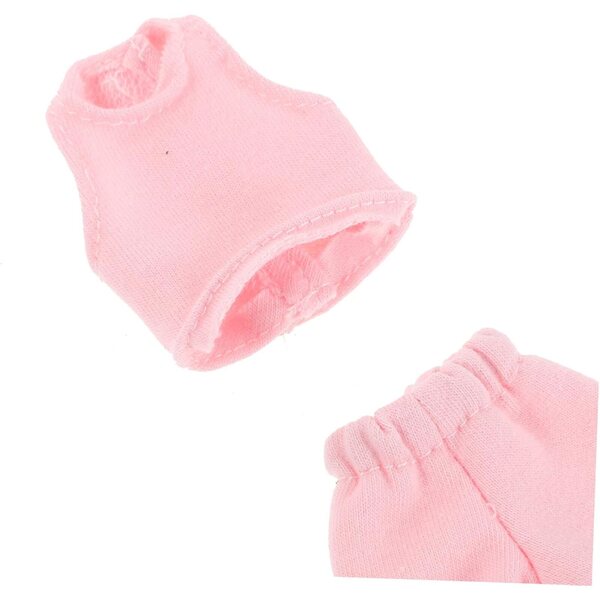 Set 4 Completi Sportivi per Bambole 30 cm con Gilet e Pantaloni Facili da Vestire