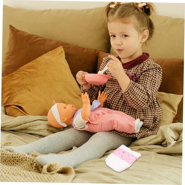 Set 5 Couches Riutilizzabili per Bambole 30 cm – Accessori Realistici e Confortevoli