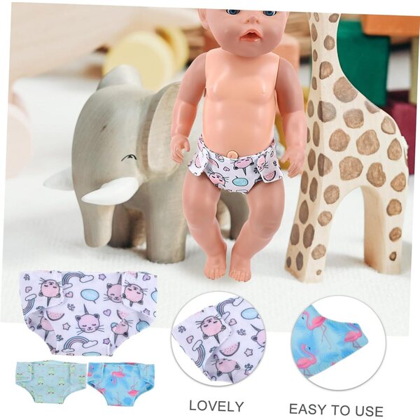 Set mit 3 verstellbaren Culottes für American Dolls – Slips Fantasie-Spielzubehör