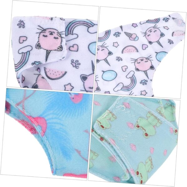 Set mit 3 verstellbaren Culottes für American Dolls – Slips Fantasie-Spielzubehör