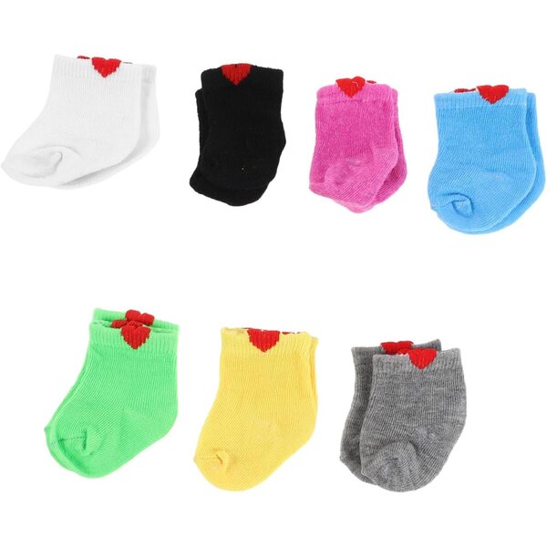 UPKOCH 7 Paar Socken-Set für 18-Zoll-Puppen – stilvolles und langlebiges Zubehör