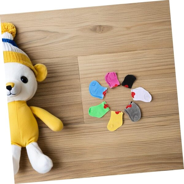 UPKOCH 7 Paar Socken-Set für 18-Zoll-Puppen – stilvolles und langlebiges Zubehör
