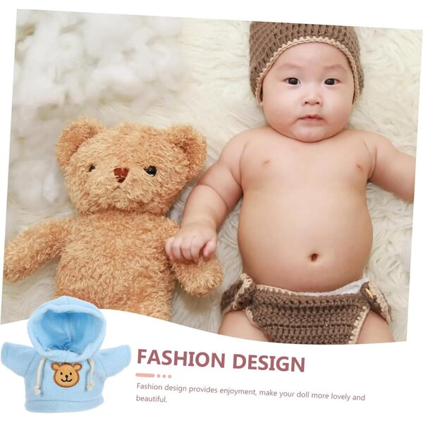 2er-Set waschbare Kleidung für Bärenpuppen – Lernspielzubehör 30 cm