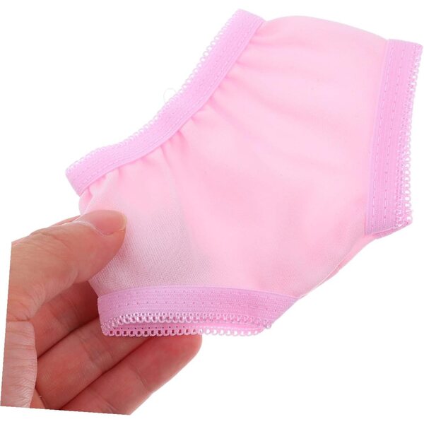 Set 4 Culottes Miniature per Bambole Riutilizzabili, Accessori Colorati e Morbidi