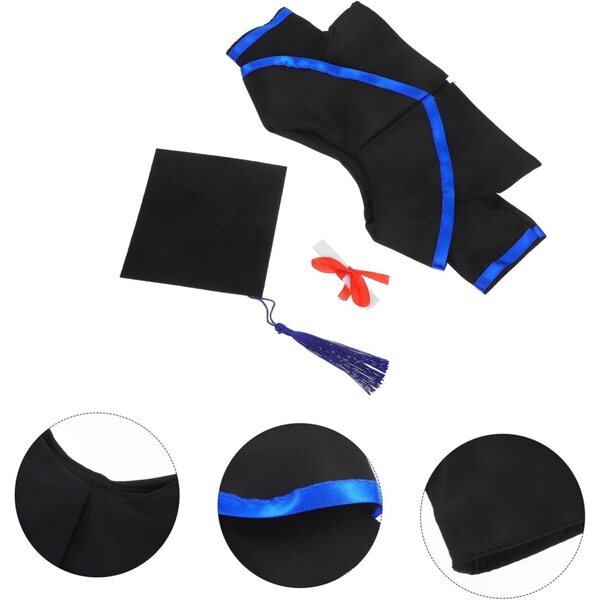 Abito e cappello da laurea per bambole e peluche EPIGEIST - Accessori decorativi