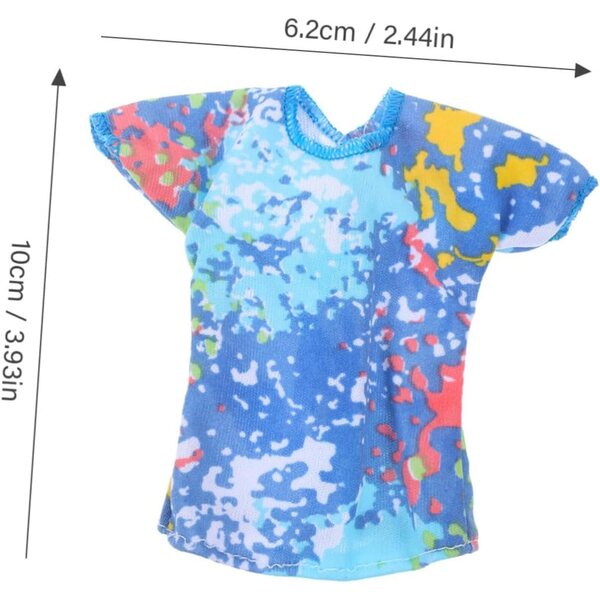 4 Set Abiti Riutilizzabili per Bambole Maschili 11,5 Pollici - Accessori Moda Miniatura