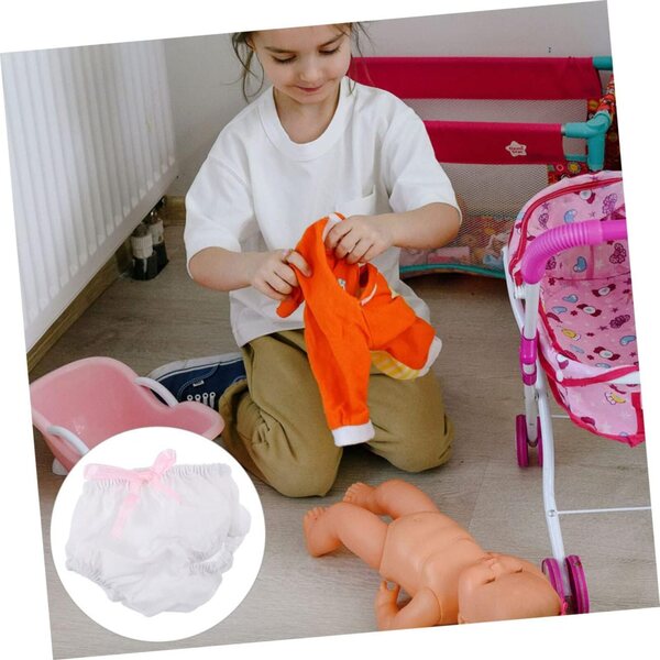 Set mit 3 waschbaren und wiederverwendbaren PartyKindom Stoffpuppen-Culottes