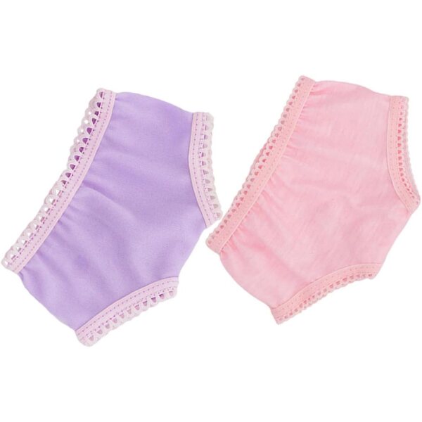 2 Culottes Miniature per Bamboles – Sottovesti Pratiche per Bambole Americane