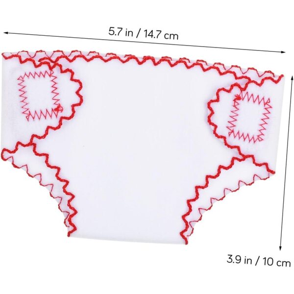 Set 6 Pannolini in Tessuto Colorati per Bambole 18 Pollici - Accessori Riutilizzabili