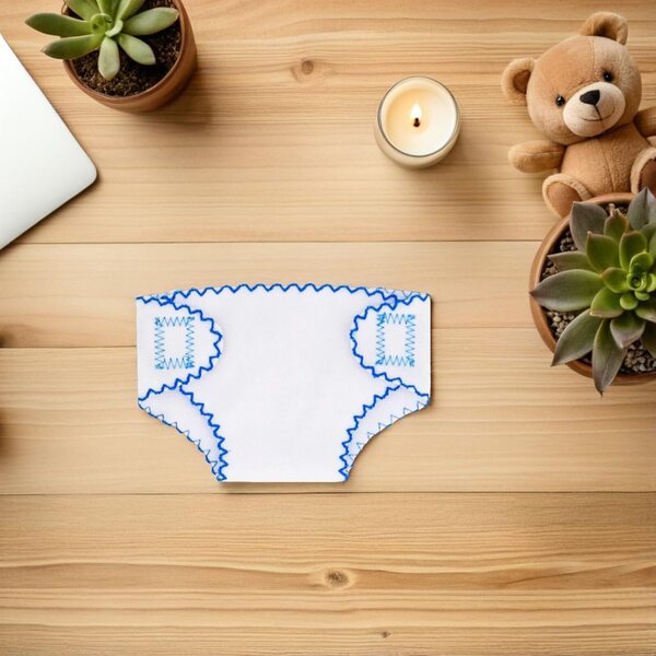 Lotto 4 Mutandine in tessuto riutilizzabili per bambola 15,5x10 cm Accessori da gioco per ragazze
