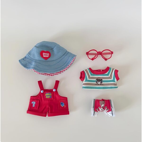 Abiti per bambole 17 cm fatti a mano, set di vestiti alla moda e versatili
