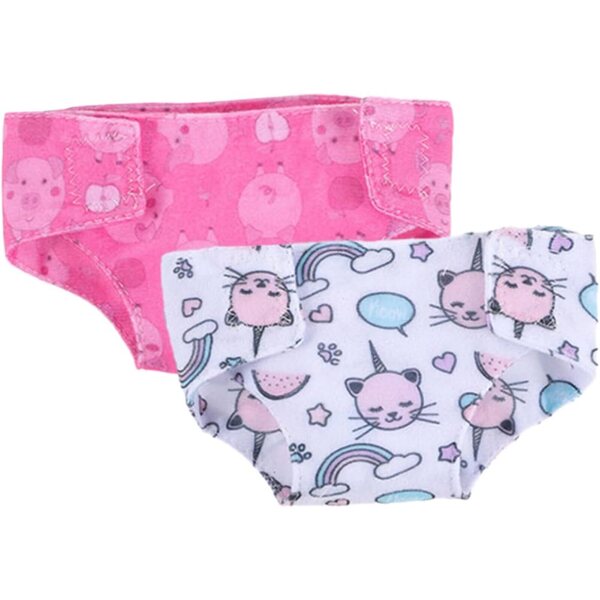 PartyKindom 2 waschbare Culottes aus Stoff für 18-Zoll-Puppen – Rollenspielzubehör