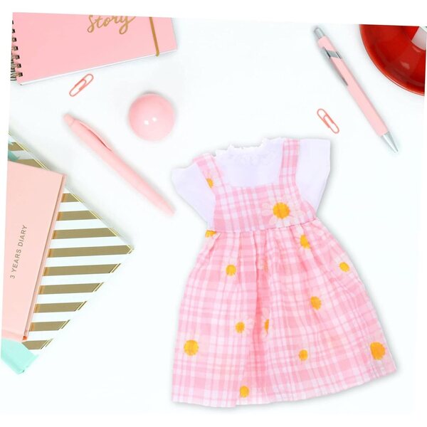 Costume per Bambola Resistente e Lavabile Rosa – Abbigliamento Giocattolo per Bimbine