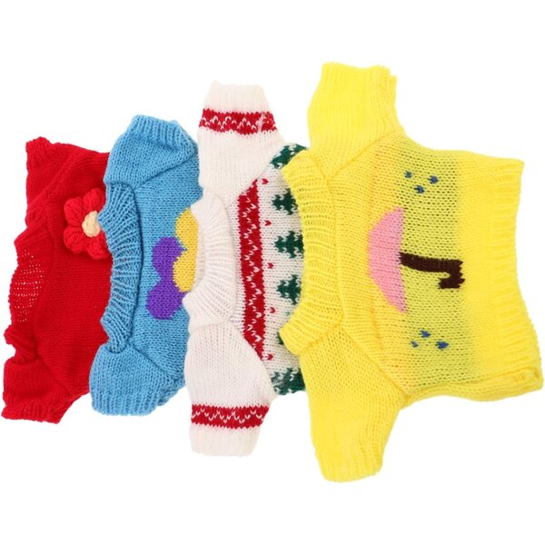 4-teiliges Set, Kleidung für Plüschbären, Paarspiel und Dekoration für Kinder