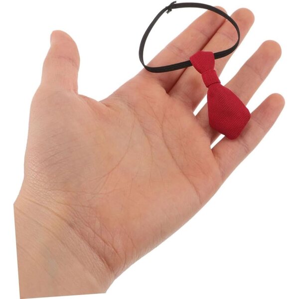 KOMBIUDA Mini Cravatte e Nodi Rossi per Bambole e Accessori Costume Bambole