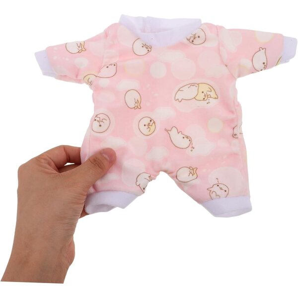 KOMBIUDA Originelle Kleidung und Accessoires für Puppen – austauschbares rosa Kostüm 30 cm