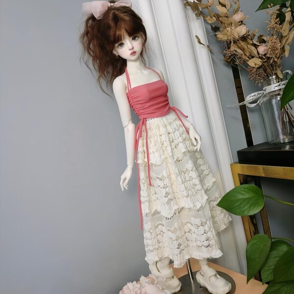 Abbigliamento per Bambole BJD 1/3 e 1/4 - Set Moda Articolato Elegante QGYDYH